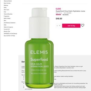 Elemis Superfood Cica Calm Hydrating juice